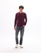 Regular Fit 100% Cotton Solid  Jeans - Grey