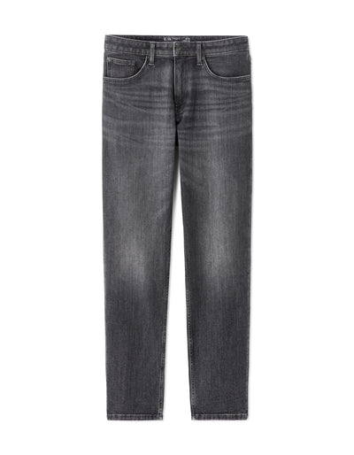Celio Solid Straight Fit Cotton-Blend Jean-Grey
