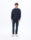 Celio* Cotton-Poly Straight Fit Dark Blue Jean