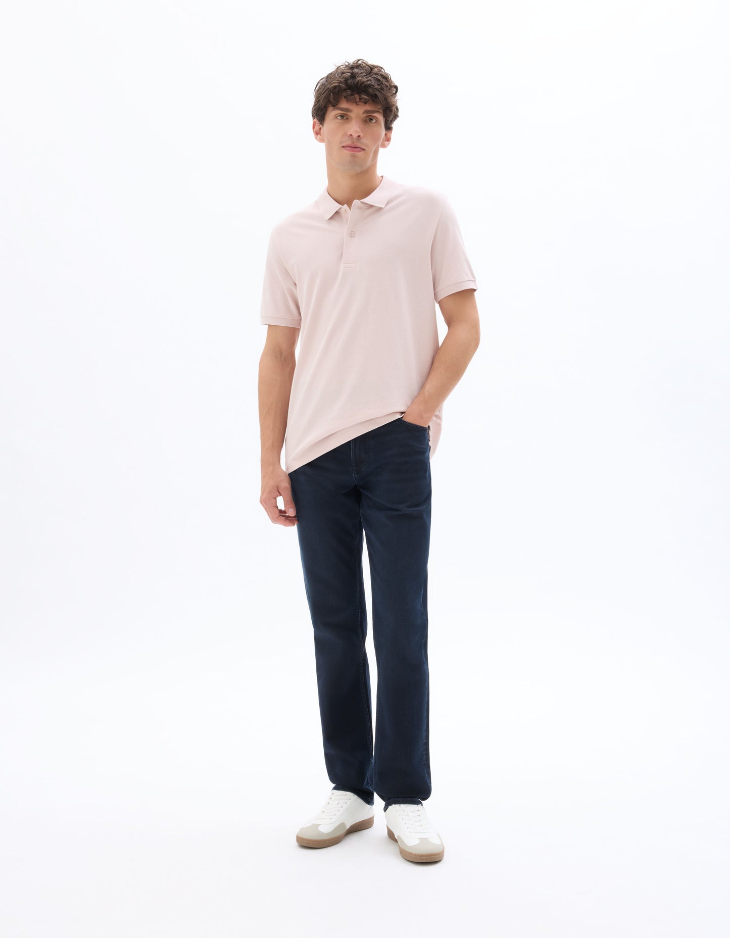 Celio* Straight Fit Cotton blend Jeans-Navy Blue
