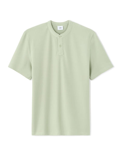 Celio Solid Regular Fit Cotton Green Tshirts