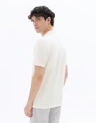 Regular Fit 100% Cotton Mandarin Collar T-Shirt - Ecru