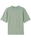 Celio* Men Green Solid Oversized Cotton T-Shirts