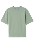 Celio* Men Green Solid Oversized Cotton T-Shirts