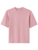 Celio Solid Regular Fit Cotton Poly Blend Pink Tshirts