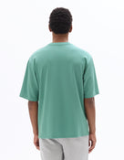 Celio Solid Regular Fit Cotton Poly Blend Blue Tshirts
