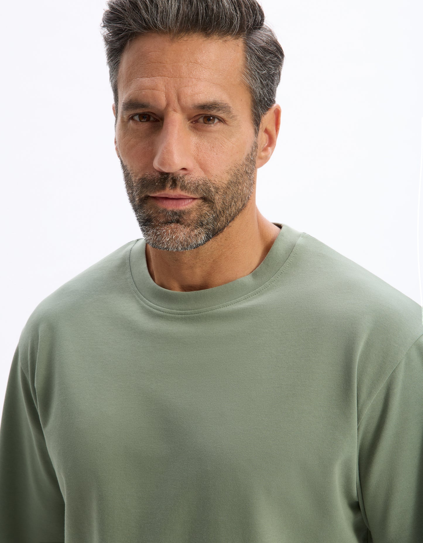 Celio* Solid Cotton Men Poly Green Regular Fit T-Shirt