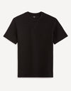 Celio* Solid Boxy Fit Cotton Black T-Shirt
