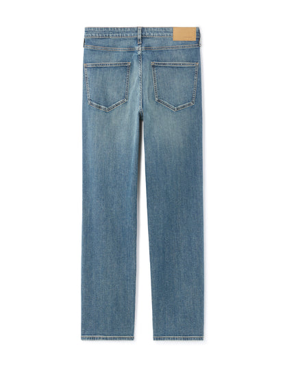 Celio Solid Straight Fit Cotton Blue Jeans