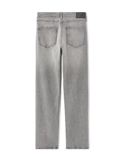 Celio Solid Straight Fit Cotton Grey Jeans