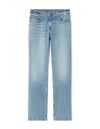 Celio Solid Straight Fit Cotton Blue Jeans