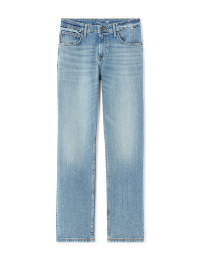 Celio Solid Straight Fit Cotton Blue Jeans