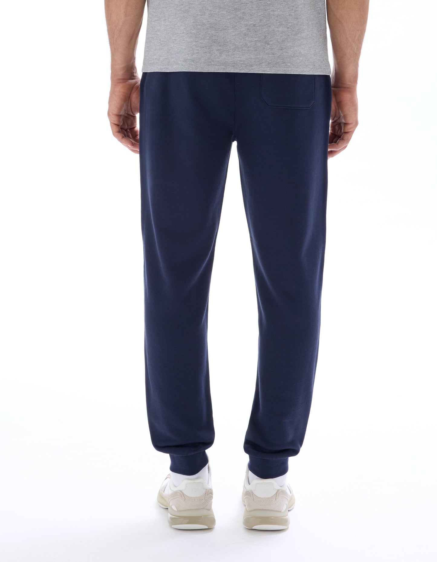 Celio Solid Regular Fit Cotton Navy Trousers