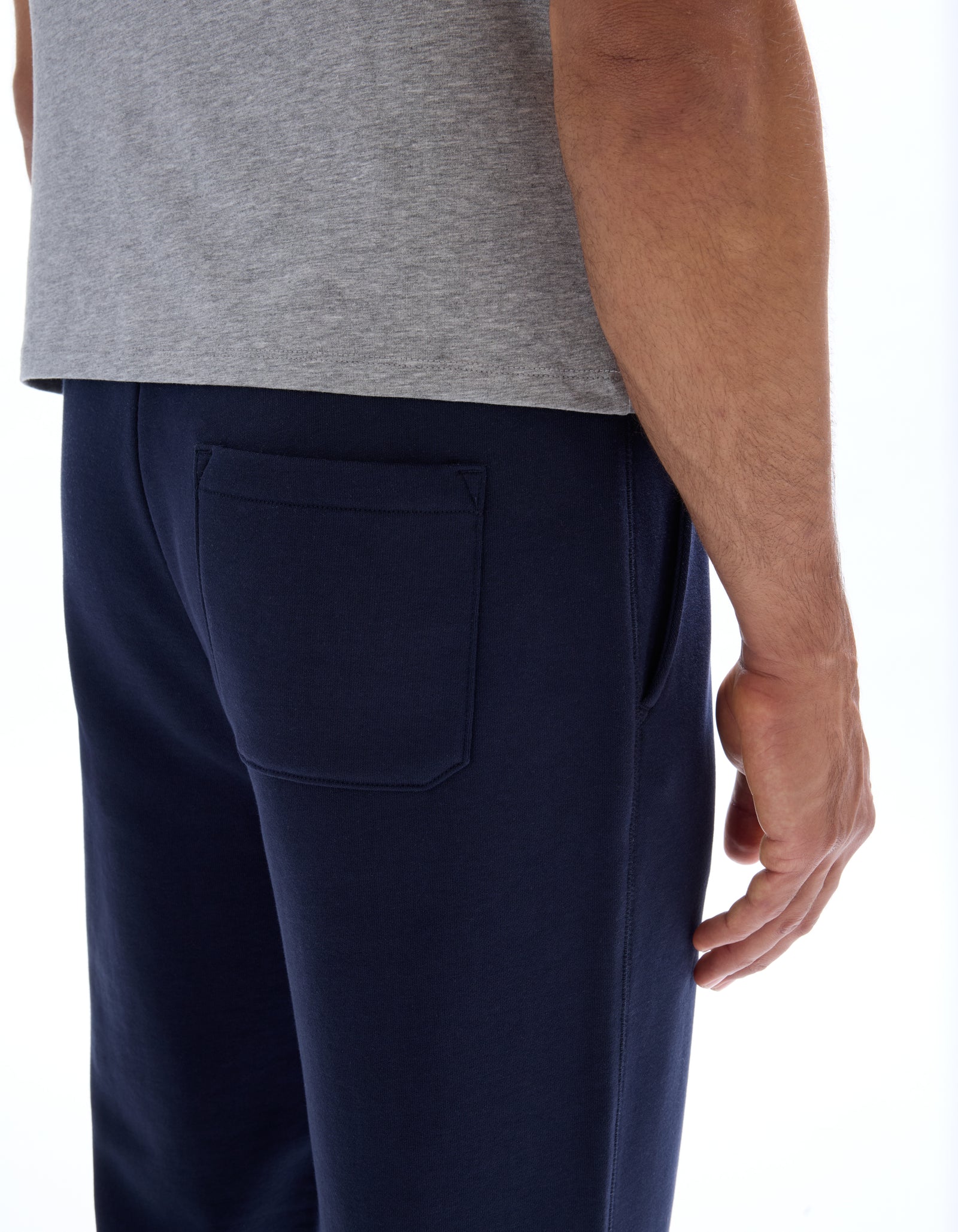 Celio Solid Regular Fit Cotton Navy Trousers