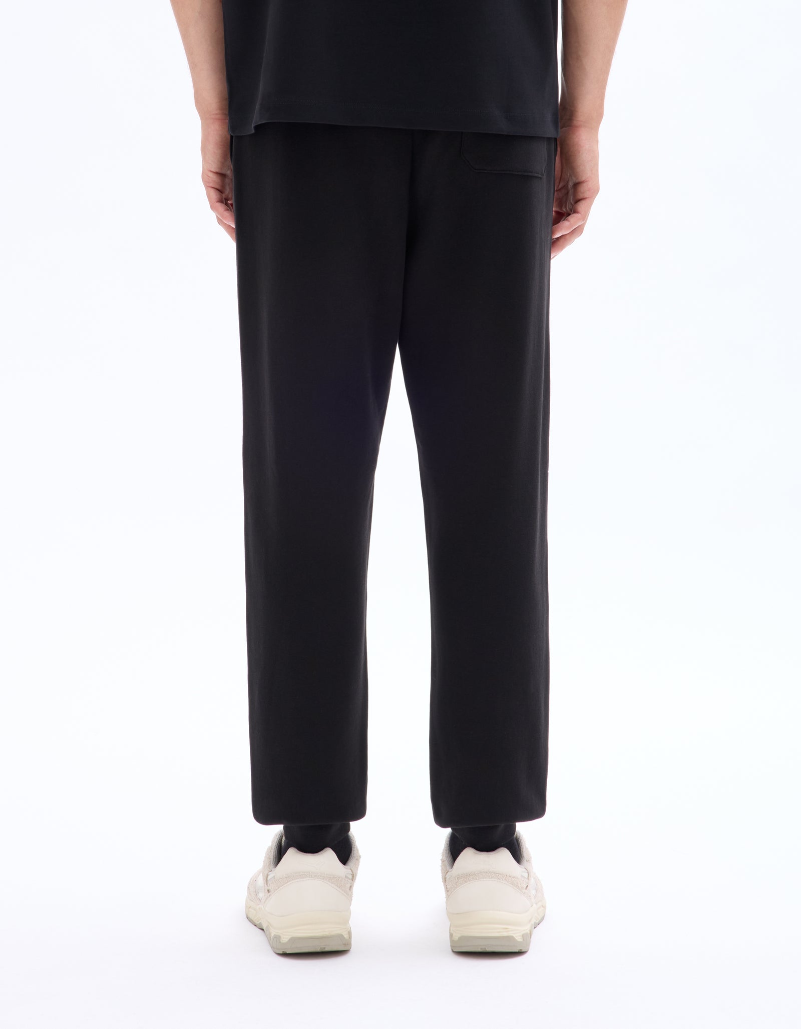Celio Solid Regular Fit Cotton Black Trousers