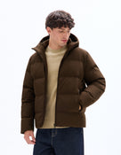 Regular Fit 100% Polyester Solid Hooded Jackets
