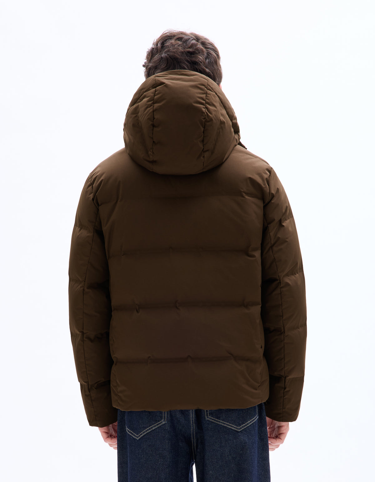 Regular Fit 100% Polyester Solid Hooded Jackets