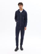Regular Fit Poly-100% Cotton Solid Hooded Sweaters