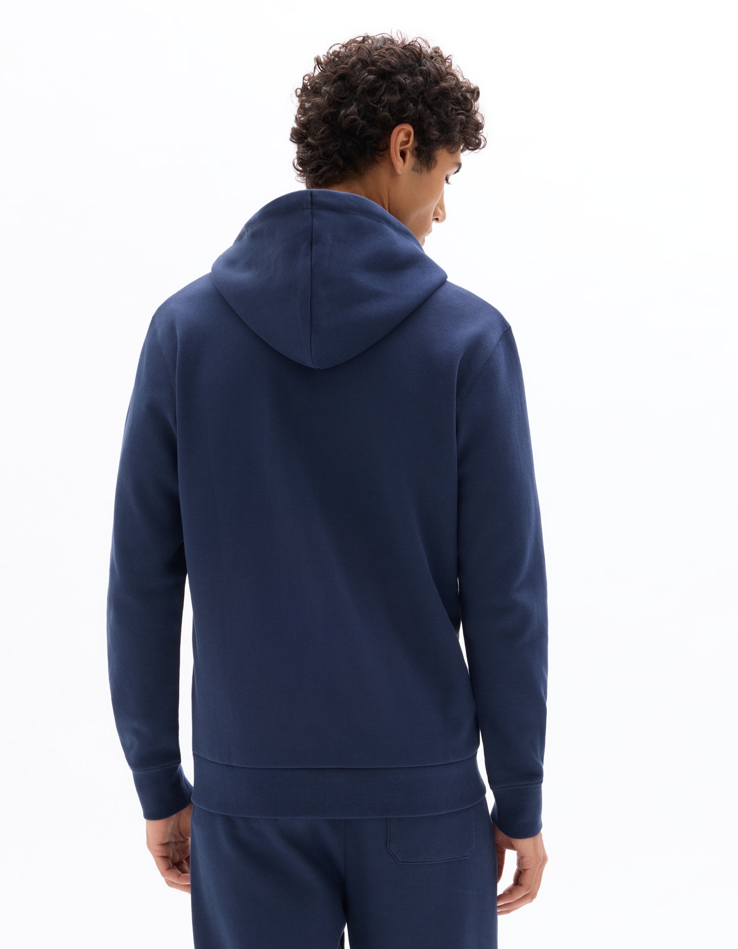 Regular Fit Poly-100% Cotton Solid Hooded Sweaters
