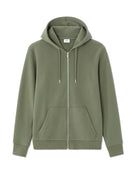 Regular Fit Poly-100% Cotton Solid Hooded Sweaters