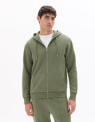 Regular Fit Poly-100% Cotton Solid Hooded Sweaters