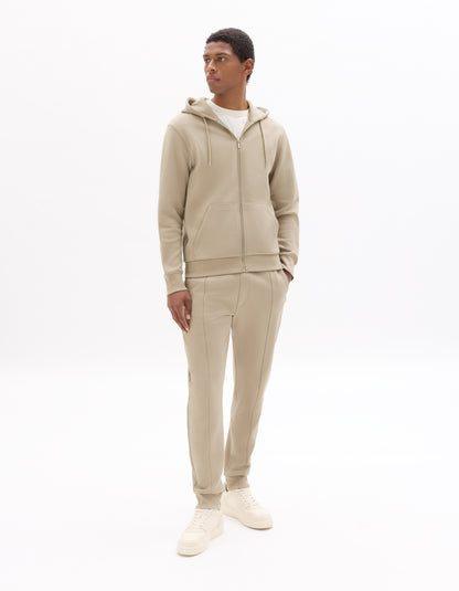 Celio Mens Grey Solid Regular Fit Cotton Sweatshirt