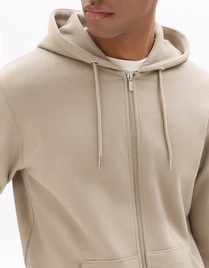 Celio Mens Grey Solid Regular Fit Cotton Sweatshirt