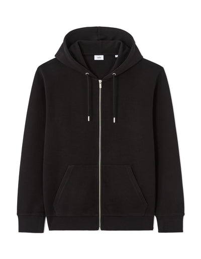 Regular Fit Poly-100% Cotton Solid Hooded Sweaters