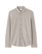 Celio* Cotton Solid Regular Fit Grey Men Shirts