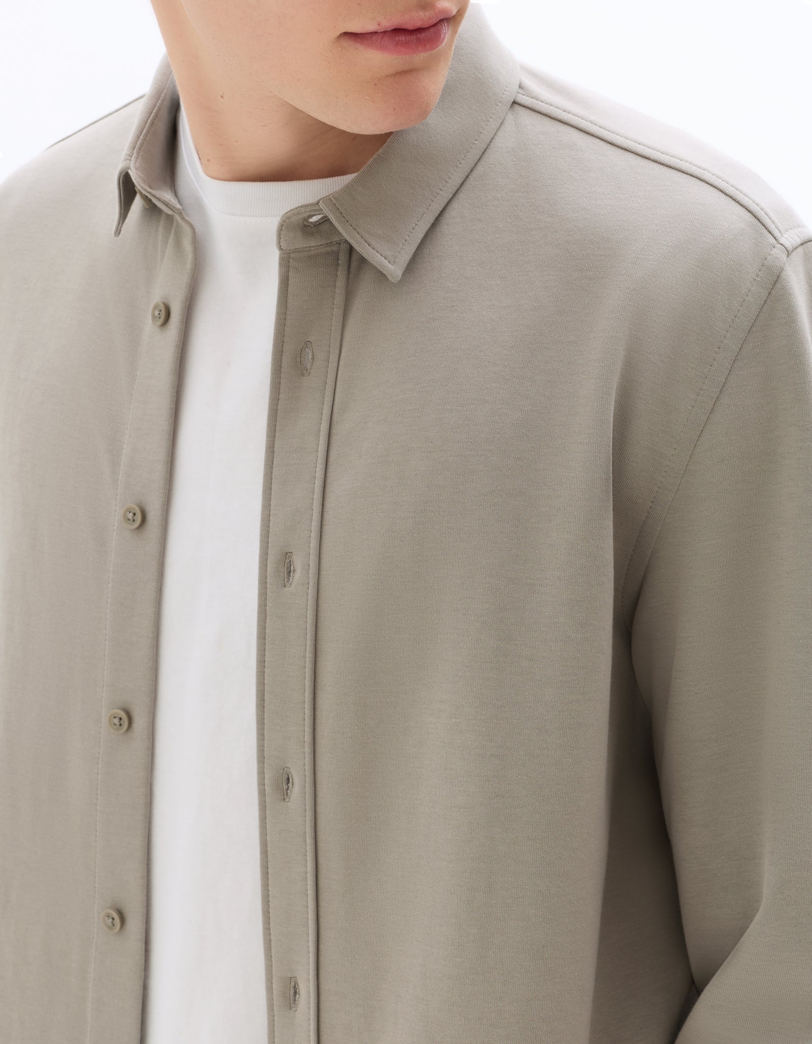 Celio* Cotton Solid Regular Fit Grey Men Shirts