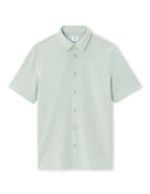 Celio* Men Cotton Solid Regular Fit Poly Green Shirt