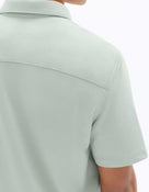 Celio* Men Cotton Solid Regular Fit Poly Green Shirt