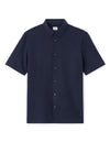 Celio* Men Regular Fit Cotton Solid Navy Blue Poly Shirt