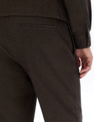 Slim Fit 100% Polyester Casual Trouser - Brown