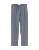 Slim Fit 100% Polyester Casual Trouser - Navy Blue