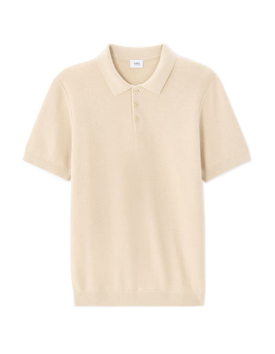 Celio Textured Slim Fit Cotton Beige Tshirts