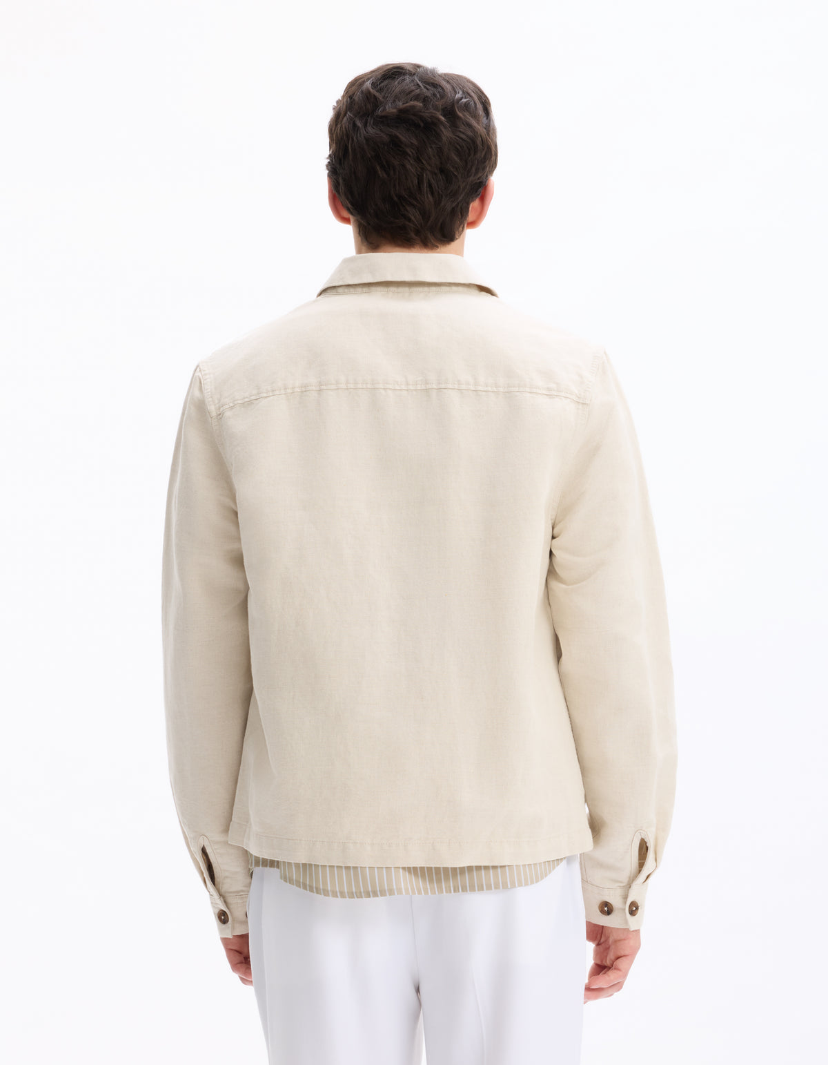 Regular Fit Jacket - Natural
