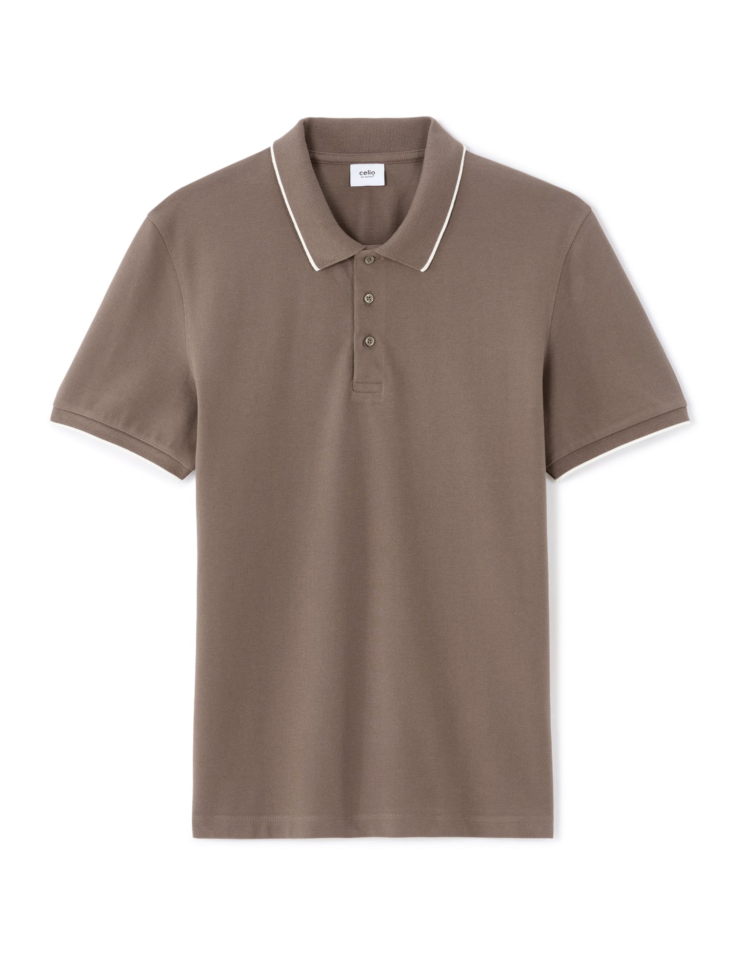Celio Solid Regular Fit Cotton Grey T-Shirt