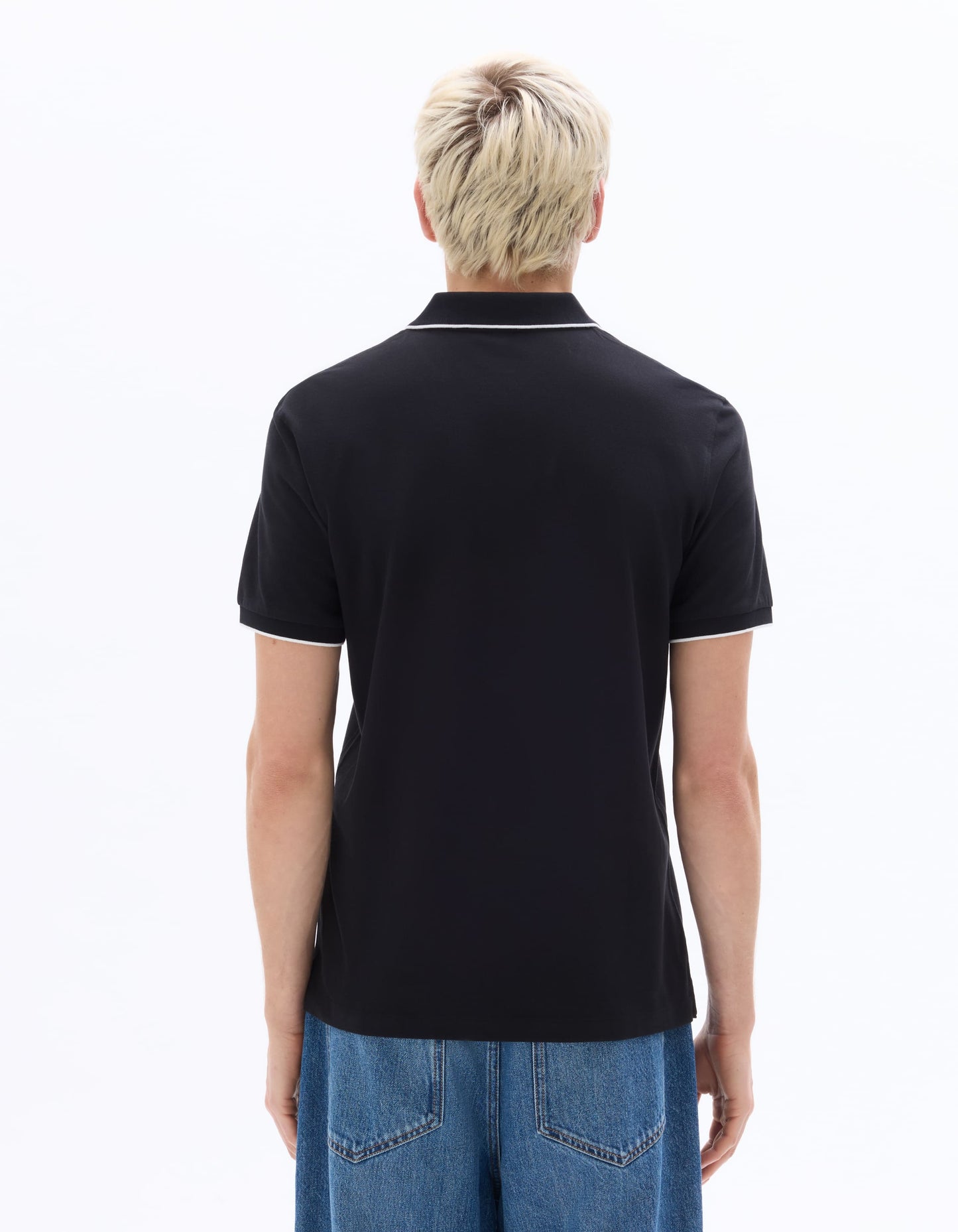 Celio Solid Regular Fit Cotton Black Tshirts