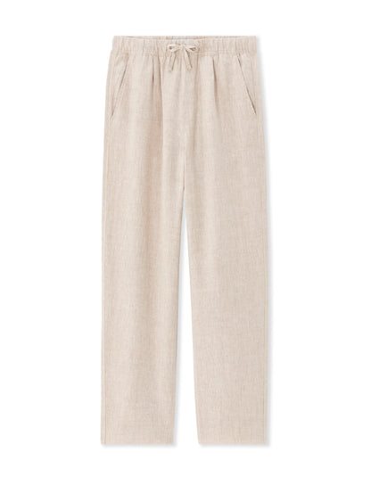 Celio* Linen Loose Fit Grey Trouser