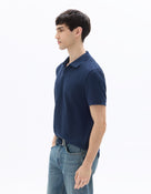 Celio Solid Slim Fit Cotton Navy Blue T-Shirt