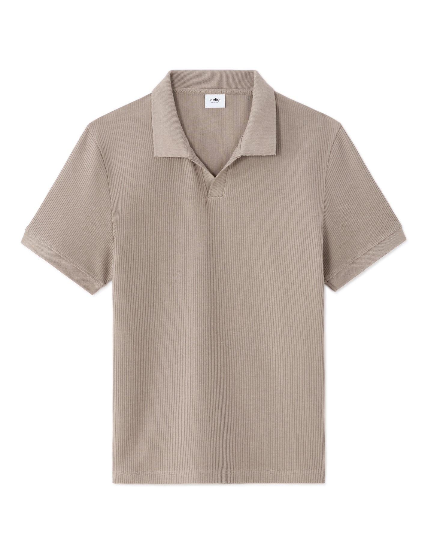 Celio Solid Cotton Grey T-Shirt