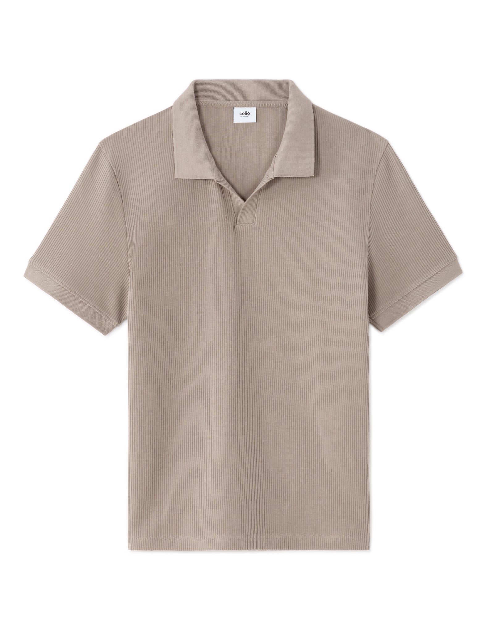 Celio Solid Cotton Grey T-Shirt