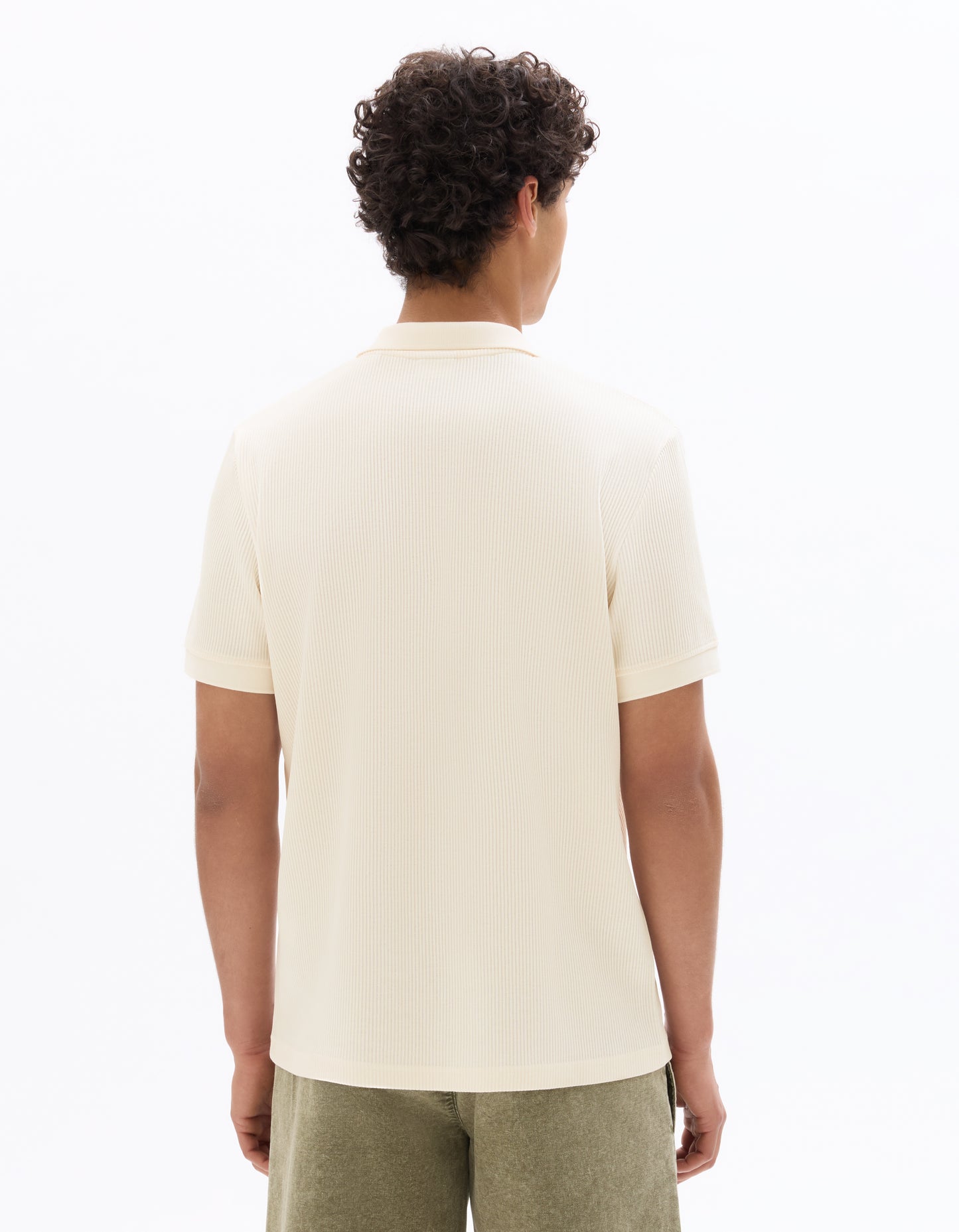 Celio Solid  Cotton Off White T-Shirt