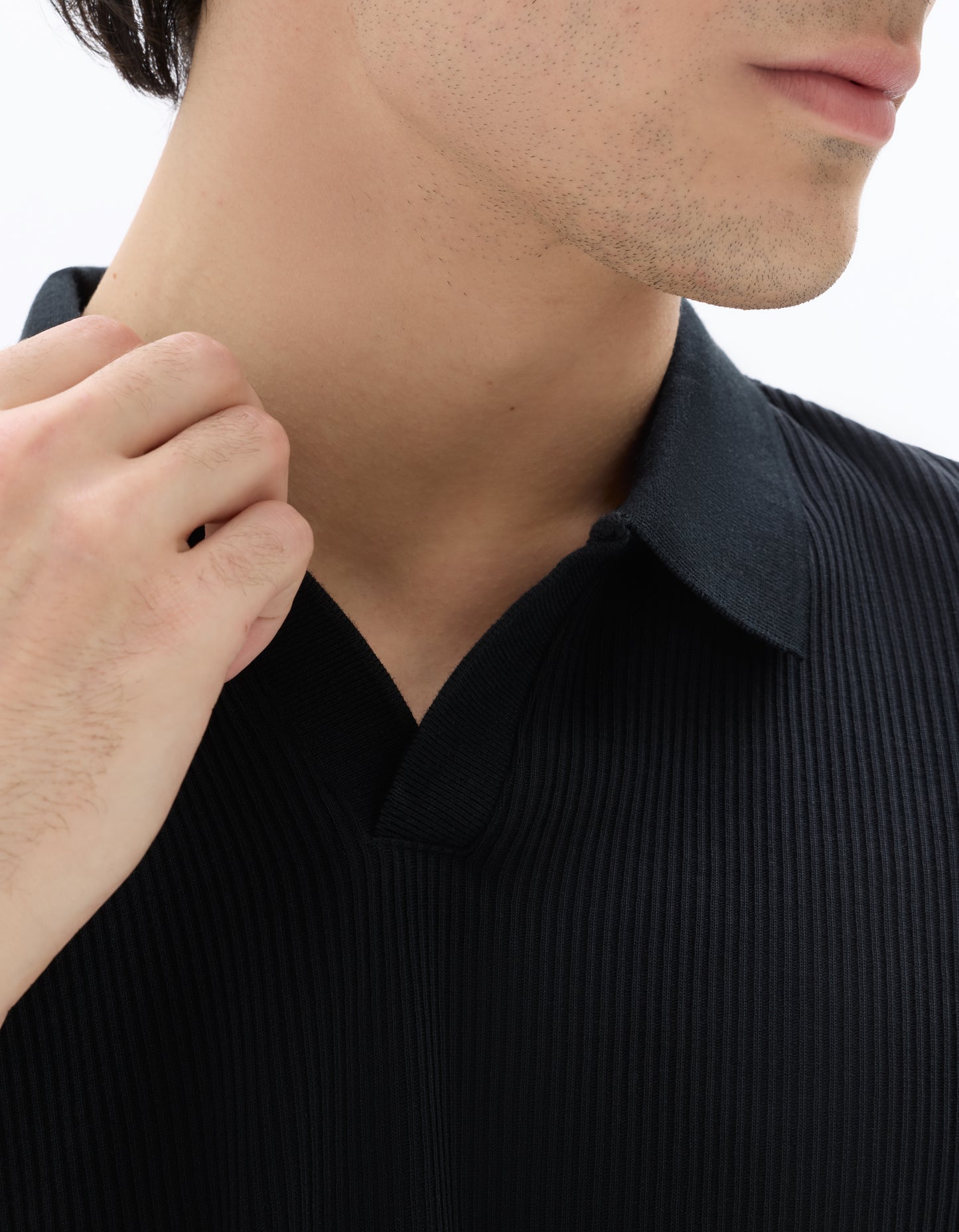 Celio Solid Slim Fit Cotton Black T-Shirt