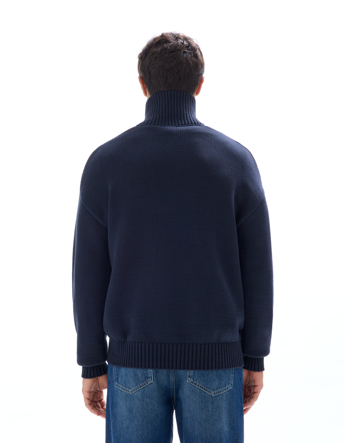 Regular Fit Cotton Solid Crew Neck Sweaters