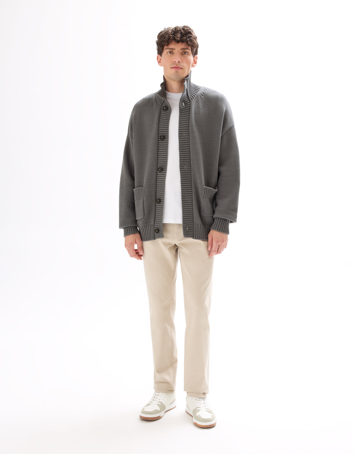 Regular Fit Cotton Solid Crew Neck Sweaters
