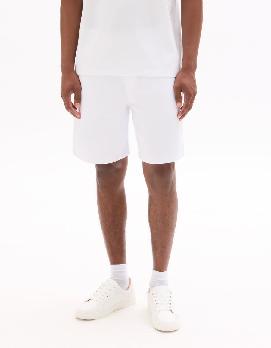 Regular Fit 100% Cotton Solid Bermuda