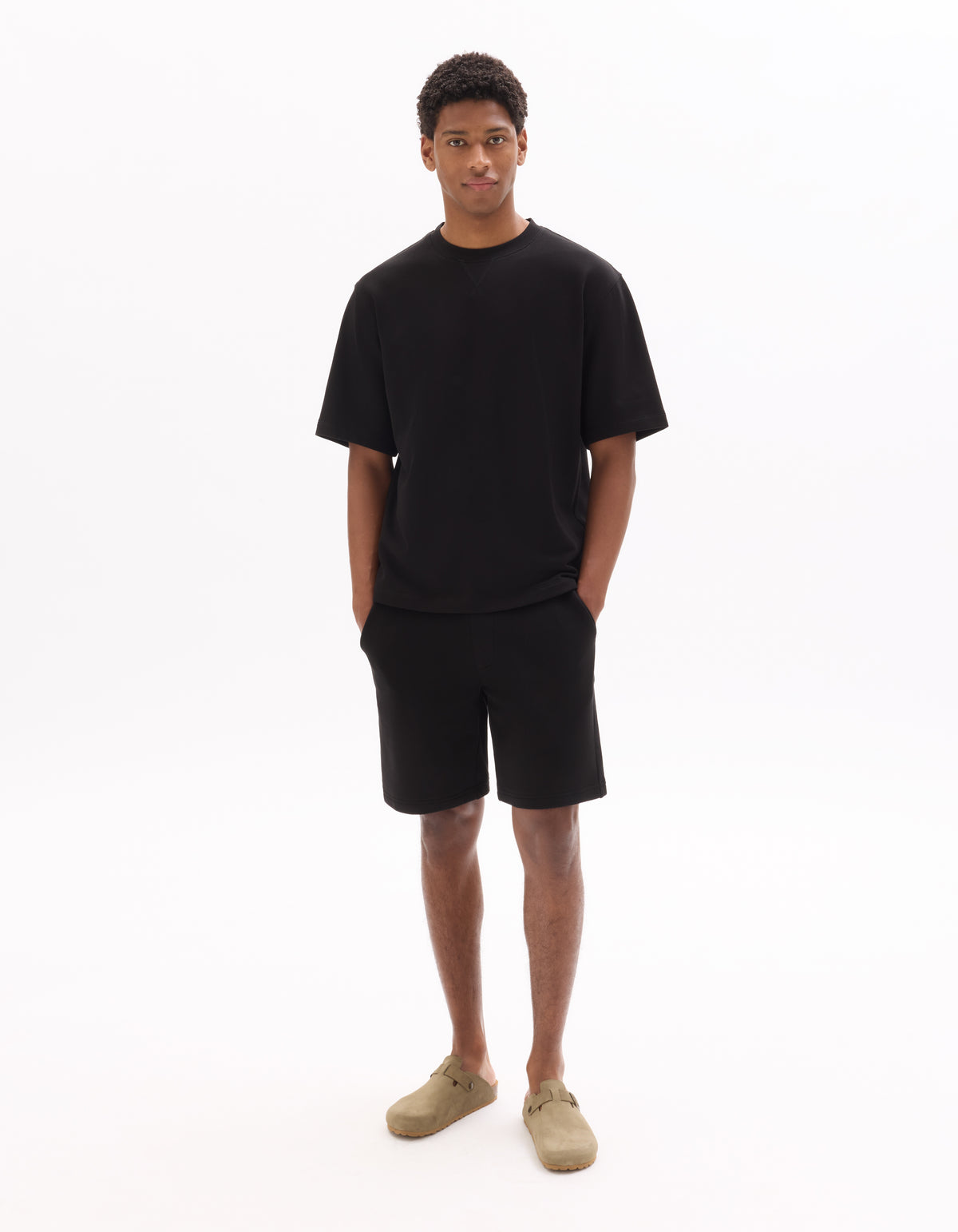 Regular Fit 100% Cotton Solid Bermuda