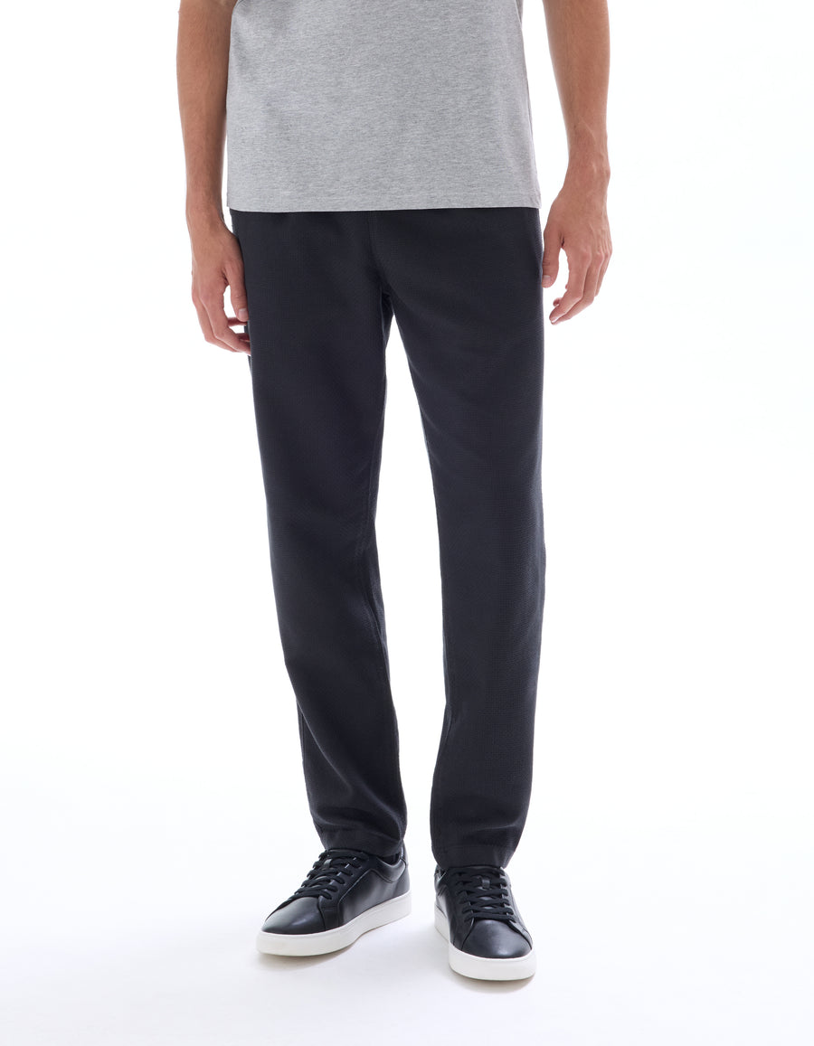 Straight Fit 100% Cotton Solid Casual Trousers